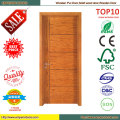 MDF mélaminé haute qualité intérieur porte en bois